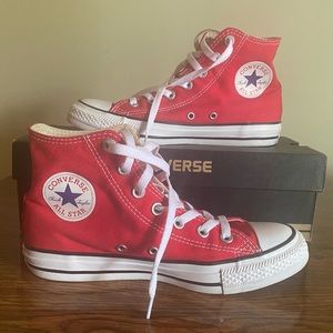 Red High-Top Converse